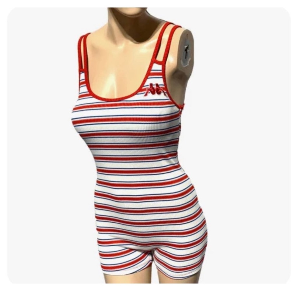 Zara x Kappa Striped Romper Size Small